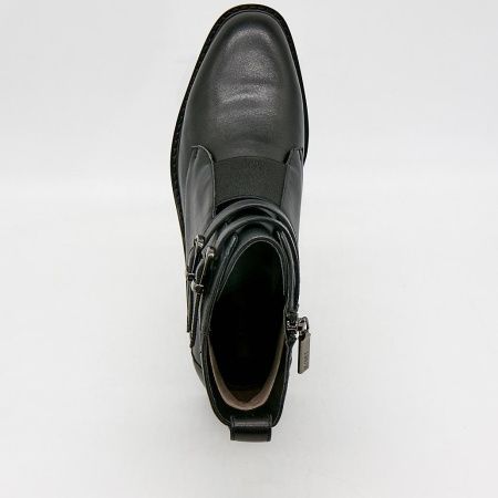 Ботинки  MYSET  черный  кожа Z-90587 фото в интернет-магазине | Omadey.ru