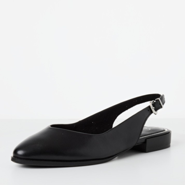 Фото Слингбэки  Marco Tozzi  черный  кожа F-401004
