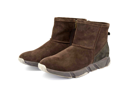 Ботинки  Baden  коричневый  кожа Z-8699 фото в интернет-магазине | Omadey.ru