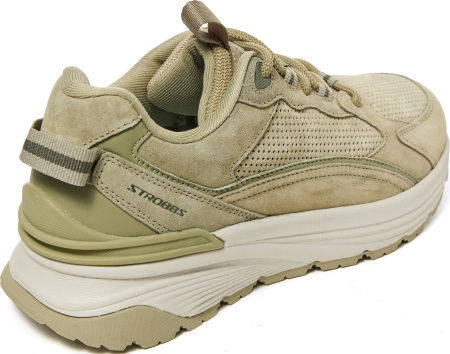 Кроссовки  Strobbs  хаки  замша Z-400310 фото в интернет-магазине | Omadey.ru
