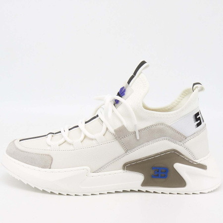 Кроссовки  Romitan  белый  кожа Z-90314 фото в интернет-магазине | Omadey.ru