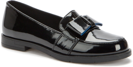 Туфли  Keddo  черный  кожа лаковая искусств. Z-100020 фото в интернет-магазине | Omadey.ru