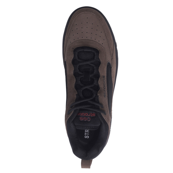 Фото Кроссовки  Strobbs  коричневый  замша/кожа F-400247 мужские