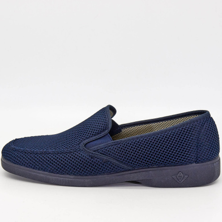 Слипоны  Imara ORTO  синий  текстиль F-90027 фото в интернет-магазине | Omadey.ru