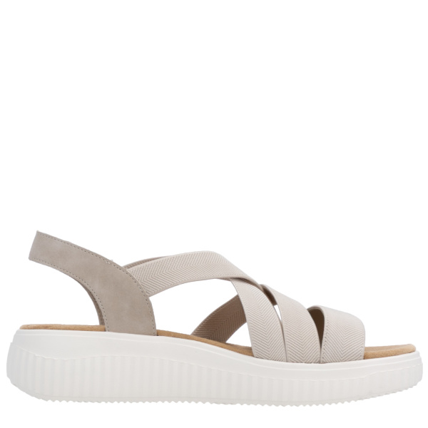 Фото Босоножки  Remonte бежевый кожа искусств./текстиль F-401110