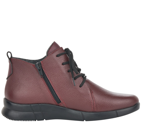 Ботинки  Rieker  бордовый  кожа/кожа искусств. Z-90419 фото в интернет-магазине | Omadey.ru