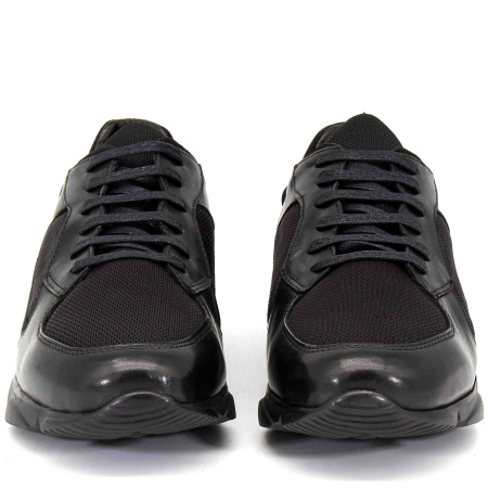 Полуботинки  Bota  черный  кожа Z-8579 фото в интернет-магазине | Omadey.ru