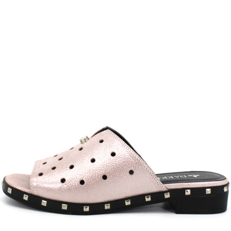 Сабо  Dakkem  пудра  кожа F-70845 фото в интернет-магазине | Omadey.ru