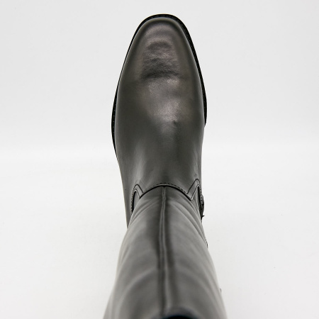 Сапоги  MYSET  черный  кожа Z-100819 фото в интернет-магазине | Omadey.ru