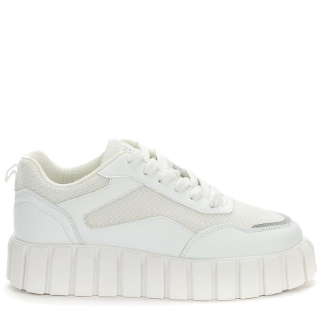 Кроссовки  Crosby  белый  сетка/кожа искусств. F-100269 фото в интернет-магазине | Omadey.ru