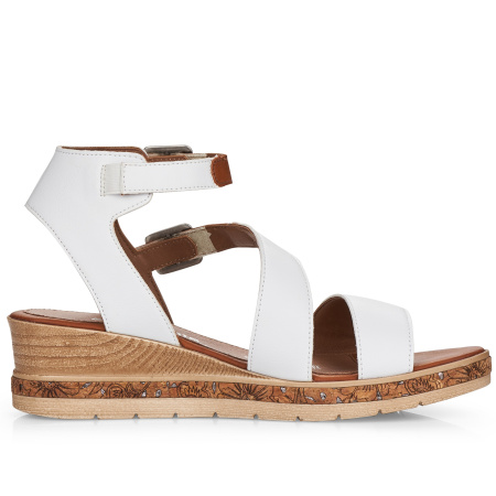 Босоножки  Remonte  белый  кожа искусств. F-100329 фото в интернет-магазине | Omadey.ru Босоножки  Remonte  белый  кожа искусств. F-100329 фото в интернет-магазине | Omadey.ru