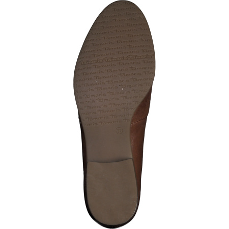 Туфли  Tamaris  коричневый  кожа F-80014 фото в интернет-магазине | Omadey.ru