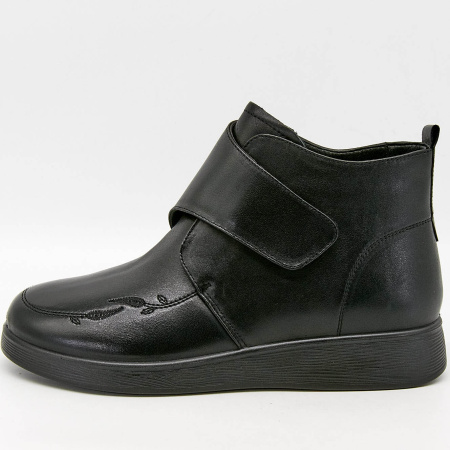 Ботинки  Bonavi  черный  кожа Z-100432
