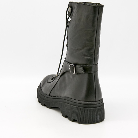 Ботинки  Dakkem  черный  кожа Z-100384 фото в интернет-магазине | Omadey.ru