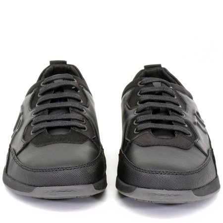 Полуботинки  Tesoro  черный  кожа искусств./иск. нубук Z-8358 фото в интернет-магазине | Omadey.ru