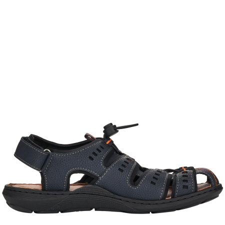 Сандалии  Rieker  синий  кожа искусств./текстиль F-400067 фото в интернет-магазине | Omadey.ru