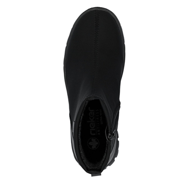 Фото Ботинки  Rieker  черный  кожа искусств./текстиль Z-400870 Фото Ботинки  Rieker  черный  кожа искусств./текстиль Z-400870