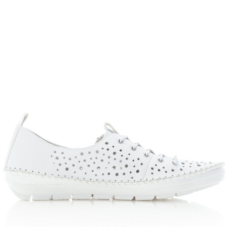 Туфли  Rieker  белый  кожа/кожа искусств. F-90522 фото в интернет-магазине | Omadey.ru