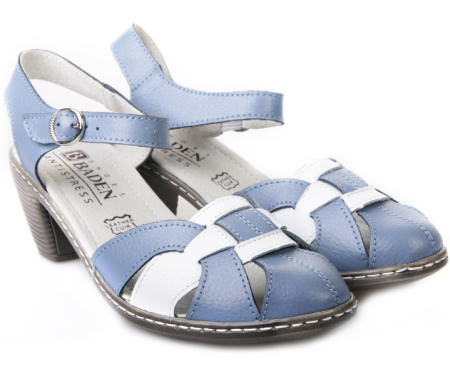 Босоножки  Baden  синий  композиц.кожа F-7962 фото в интернет-магазине | Omadey.ru