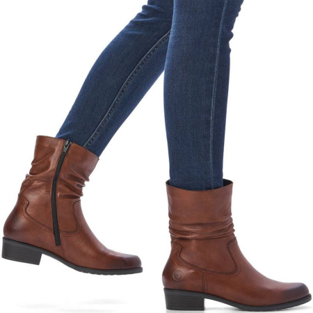 Полусапоги  Remonte  коричневый  кожа Z-300040 фото в интернет-магазине | Omadey.ru