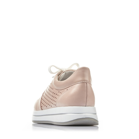 Кроссовки  женские Rieker  розовый  кожа/кожа искусств. F-81046 фото в интернет-магазине | Omadey.ru