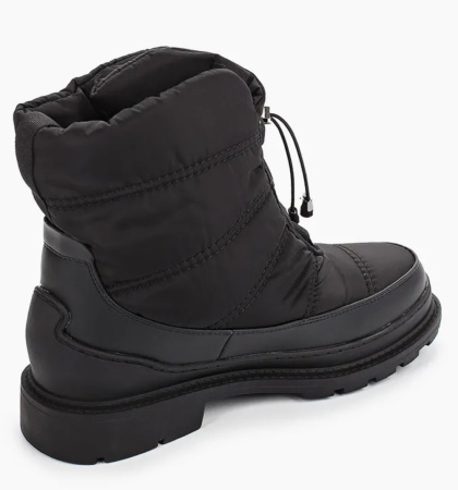 Ботинки  Baden  черный  кожа искусств. Z-8932 фото в интернет-магазине | Omadey.ru