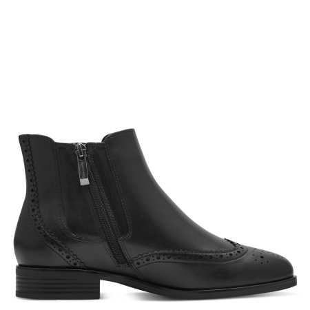 Ботинки  Tamaris  черный  кожа Z-400641 фото в интернет-магазине | Omadey.ru