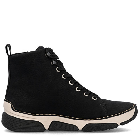 Ботинки  Rieker  черный  кожа искусств.  Z-401069 фото в интернет-магазине | Omadey.ru