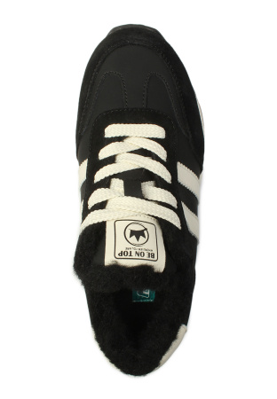 Кроссовки  Baden  черный  кожа Z-400582 фото в интернет-магазине | Omadey.ru