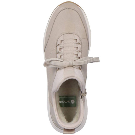 Полуботинки  Remonte  бежевый  кожа/текстиль Z-400057 фото в интернет-магазине | Omadey.ru