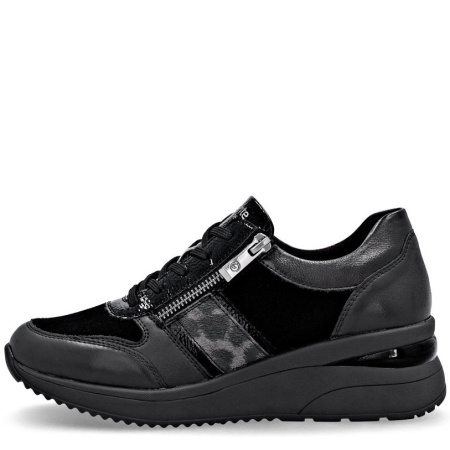 Кроссовки  Remonte  черный  кожа/кожа искусств. Z-400833 фото в интернет-магазине | Omadey.ru