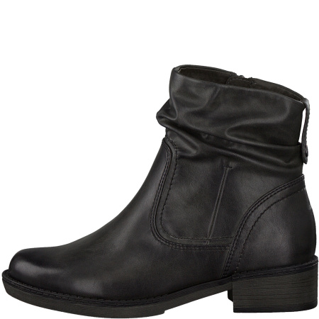 Полусапоги  Tamaris  черный  кожа искусств. Z-8797 фото в интернет-магазине | Omadey.ru