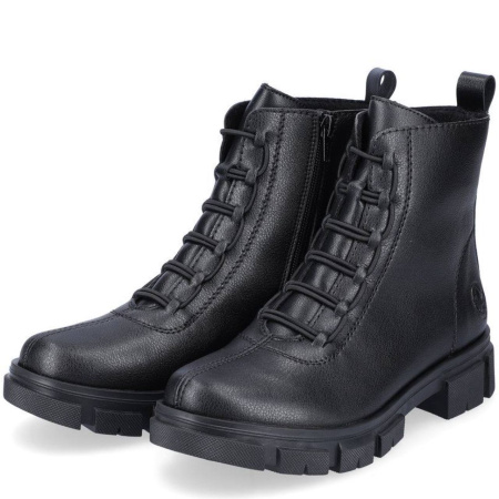 Ботинки  Rieker  черный  кожа/кожа искусств. Z-400041 фото в интернет-магазине | Omadey.ru