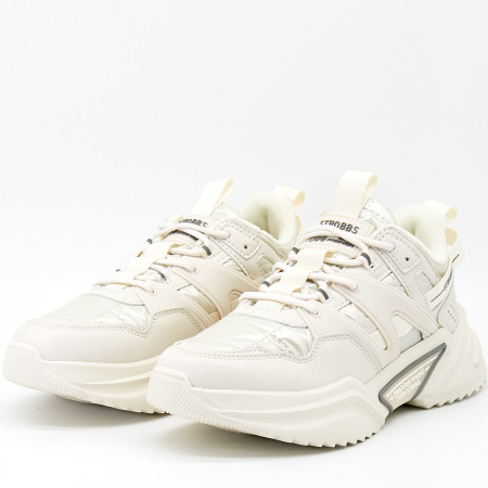 Кроссовки  Strobbs  бежевый  кожа искусств. Z-100552 фото в интернет-магазине | Omadey.ru