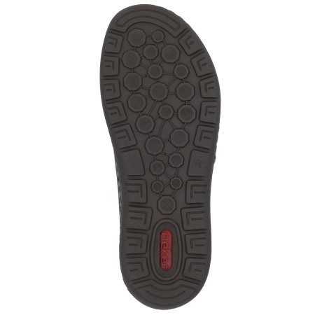 Туфли летние  Rieker  синий  кожа/кожа искусств. F-400131 фото в интернет-магазине | Omadey.ru