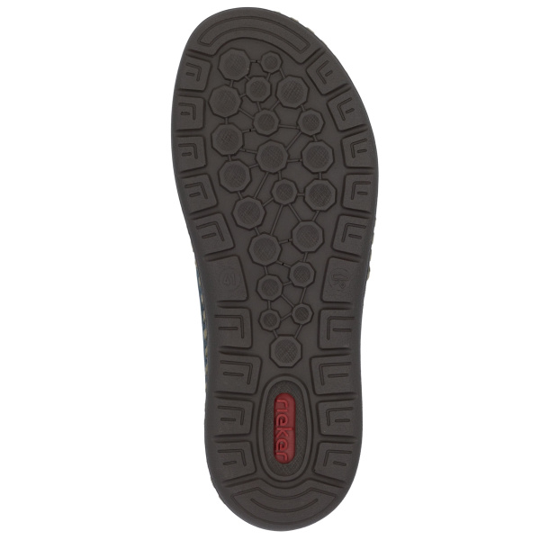 Фото Туфли летние  Rieker  синий  кожа/кожа искусств. F-400131