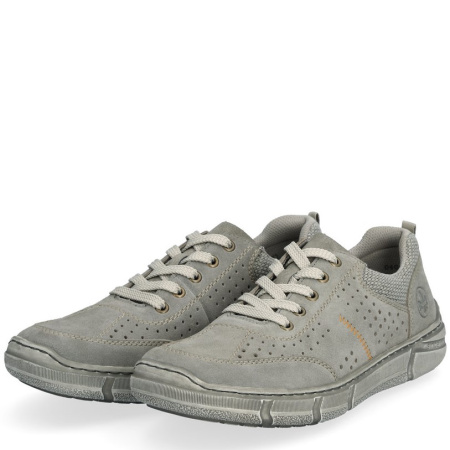 Кроссовки  Rieker  серый  кожа/кожа искусств. F-300519 фото в интернет-магазине | Omadey.ru