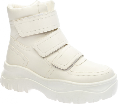 Ботинки  Keddo  белый  кожа искусств. Z-8864 фото в интернет-магазине | Omadey.ru