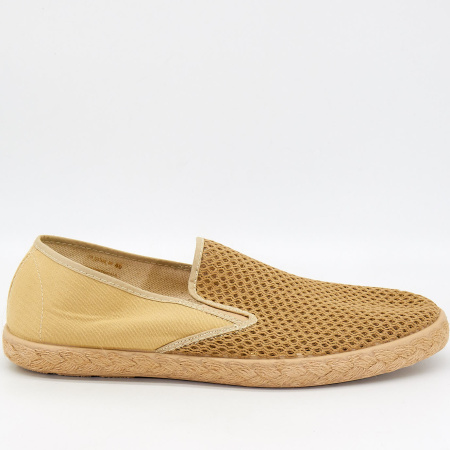 Слипоны  Imara MODA  бежевый  текстиль F-100243 фото в интернет-магазине | Omadey.ru