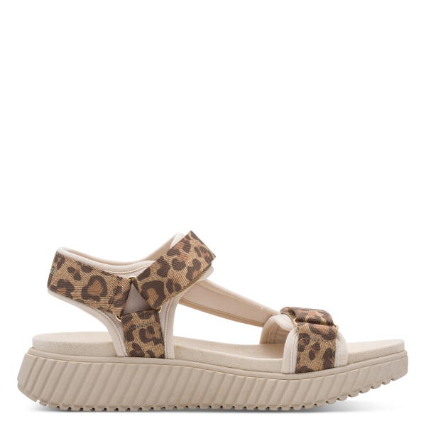 Фото Сандалии  Marco Tozzi  леопард  текстиль F-401186