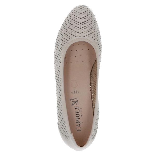 Фото Балетки  Caprice  бежевый  кожа F-400948