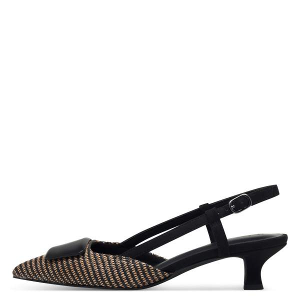 Фото Слингбэки  Marco Tozzi  черный  текстиль F-401002