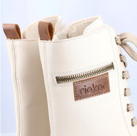 Ботинки  женские Rieker  бежевый  кожа/кожа искусств. Z-200145 фото в интернет-магазине | Omadey.ru