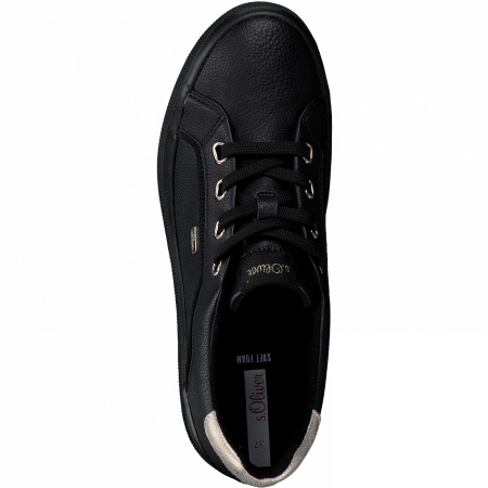 Кеды  S.Oliver  черный  кожа искусств. Z-100219 фото в интернет-магазине | Omadey.ru