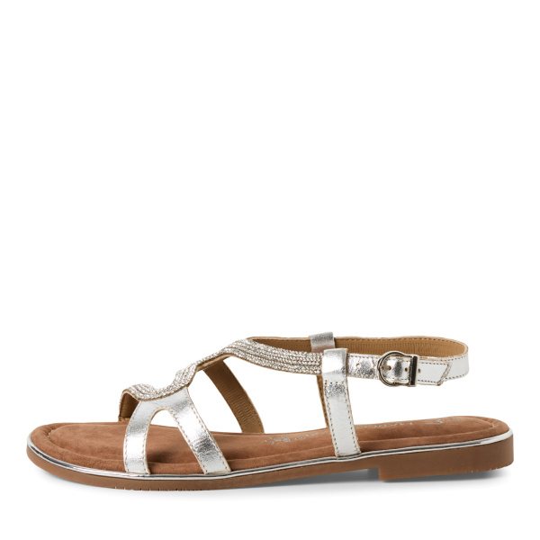 Фото Сандалии  Marco Tozzi  серебряный  кожа F-401078