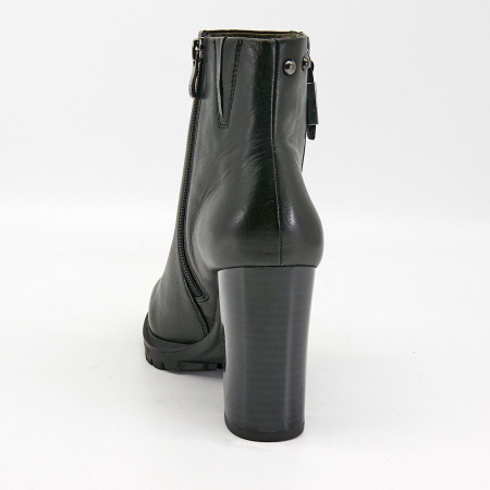 Z-7516, (9-25410-21 (022)), Полусапоги жен. Caprice,черный,кожа фото в интернет-магазине | Omadey.ru