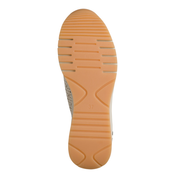 Фото Кроссовки  Marco Tozzi  бежевый  кожа F-401006