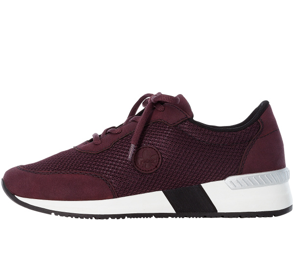 Фото Кроссовки  Rieker  бордовый  кожа искусств./текстиль Z-90143