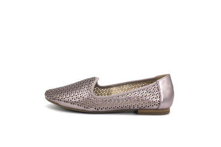 Туфли  Caprice  серебряный  кожа F-7040 фото в интернет-магазине | Omadey.ru