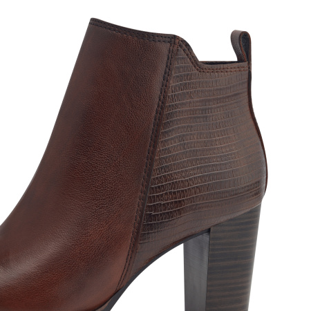 Ботинки  Marco Tozzi  коричневый  кожа Z-400547 фото в интернет-магазине | Omadey.ru